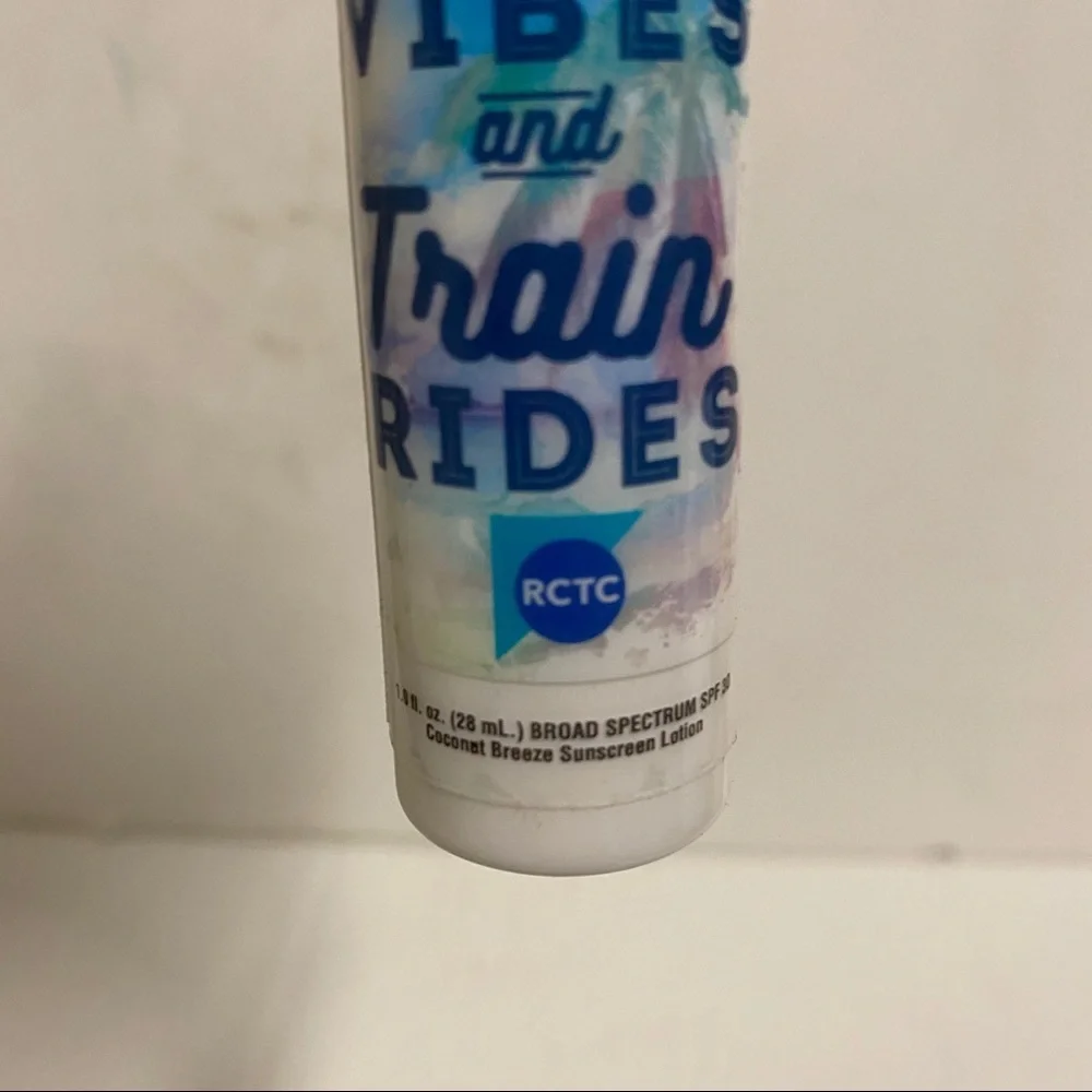 Beach Vibes Train Rides Coconut Breeze Sunscreen